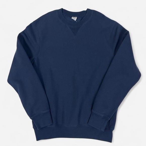 J. Crew Men's Deep Blue Crewneck Sweater - Picture 1 of 8
